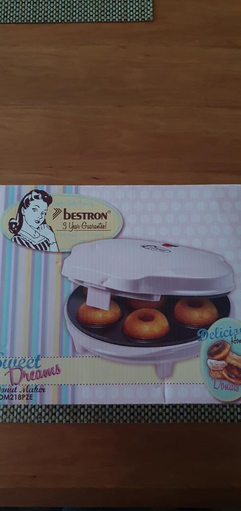 Bestron Donut Maker - Maak zelf heerlijke donuts!, Ophalen of Verzenden, Zo goed als nieuw