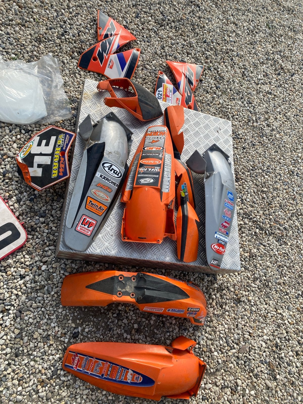 O.a KTM crossmotor kappen etc etc, Motoren, Ophalen of Verzenden