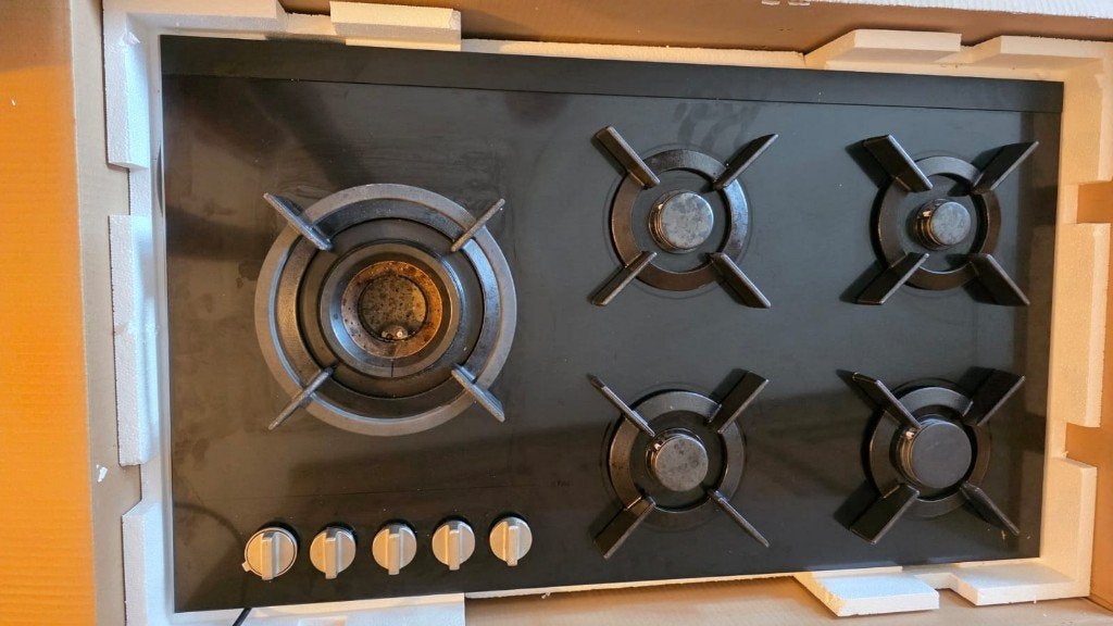 ATAG Magna gaskookplaat, type HG9572MDA, Ophalen, Gebruikt, Inbouw, Gas