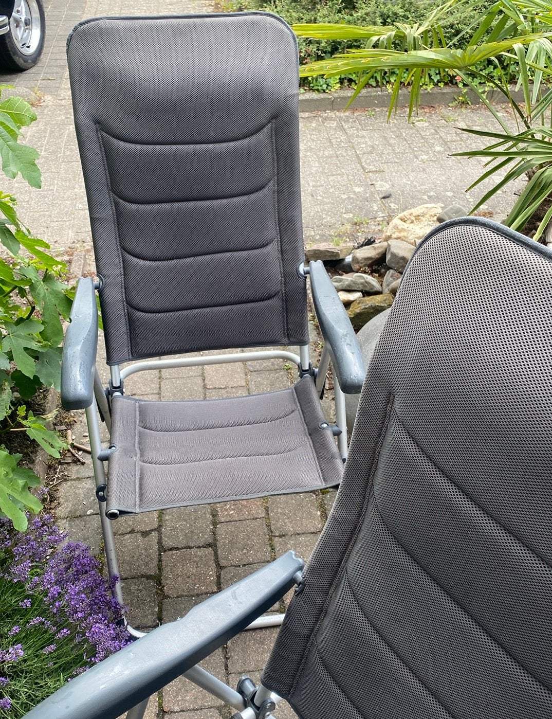 2 nette crespo camping stoelen, Ophalen of Verzenden, Zo goed als nieuw, Aluminium