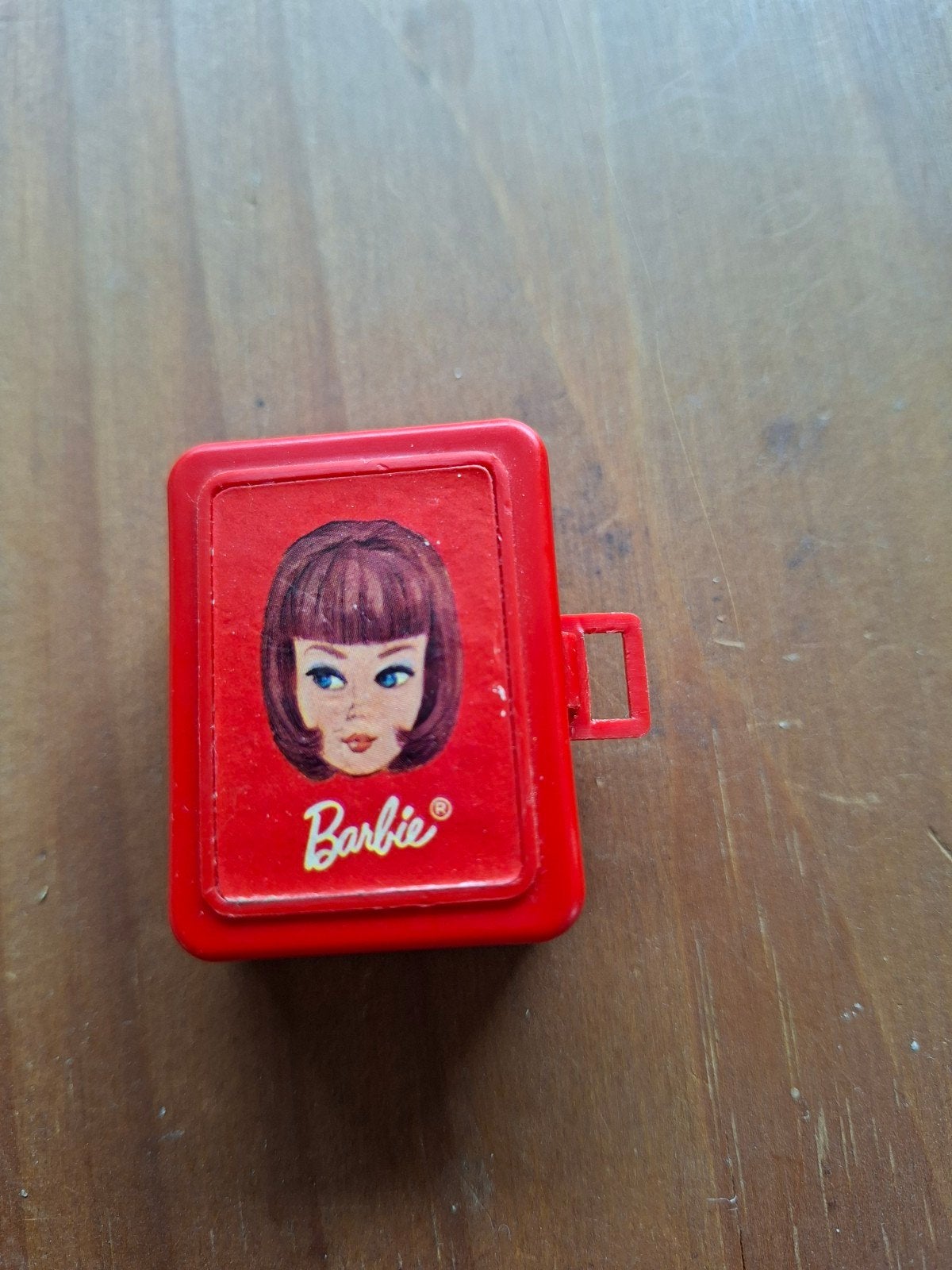Vintage Barbie Make-up Compact - Rood, Verzamelen, Ophalen of Verzenden, Gebruikt, Accessoires