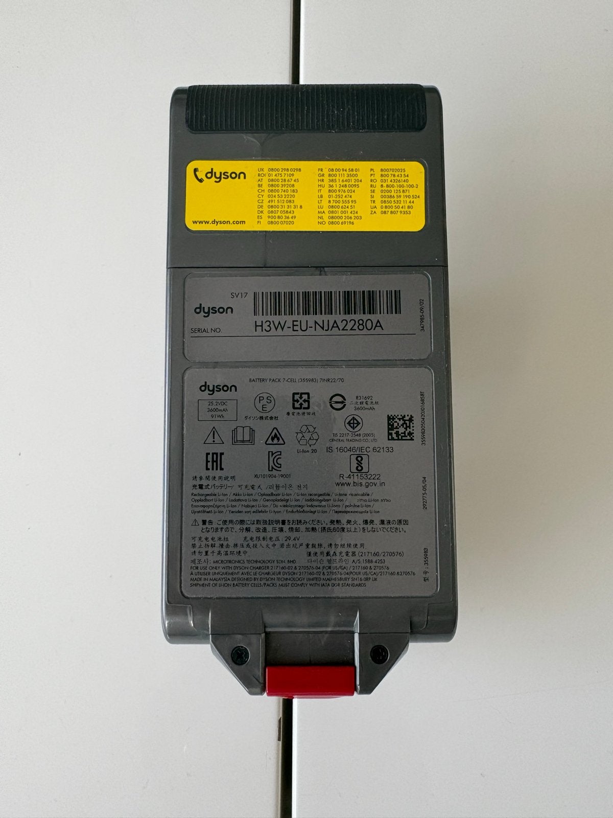 Dyson V11/V15 Batterij - Nieuw, Witgoed en Apparatuur, Onderdelen en Toebehoren, Ophalen of Verzenden, Nieuw
