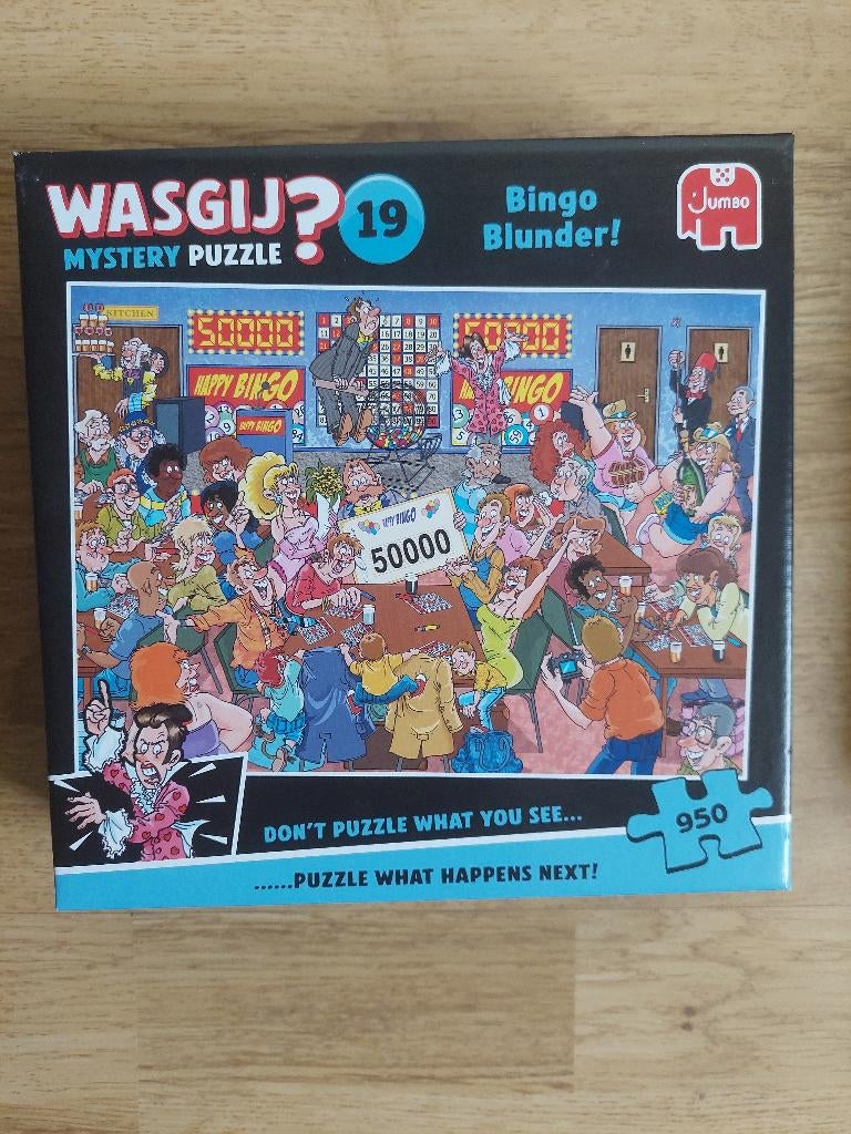 diverse WASGIJ puzzels, Ophalen, 500 t/m 1500 stukjes, Zo goed als nieuw, Legpuzzel