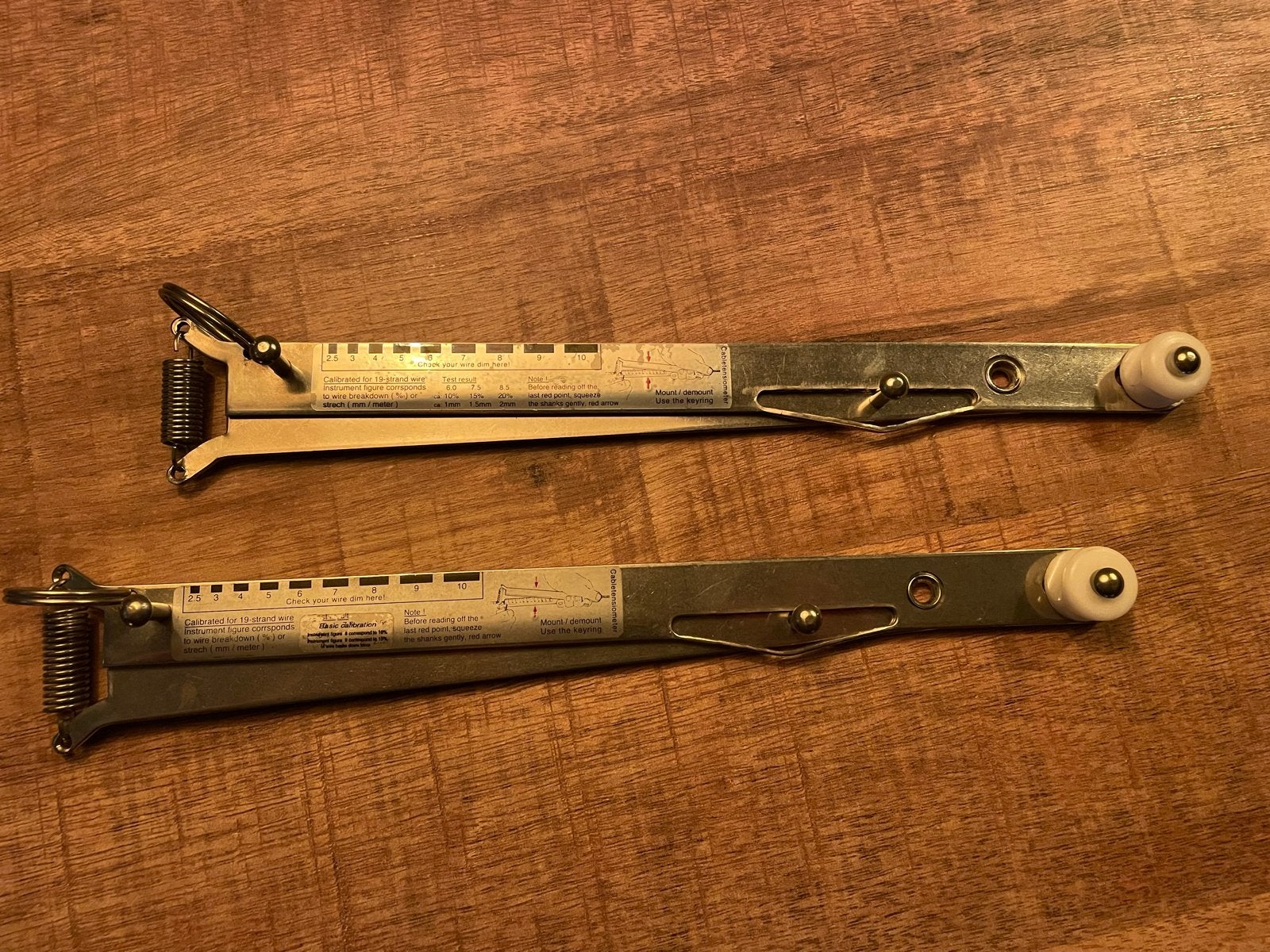 SureCheck wantspanningsmeter (per stuk) (4-5-6) en (6-7-8), Watersport en Boten, Ophalen of Verzenden, Zo goed als nieuw, Toebehoren