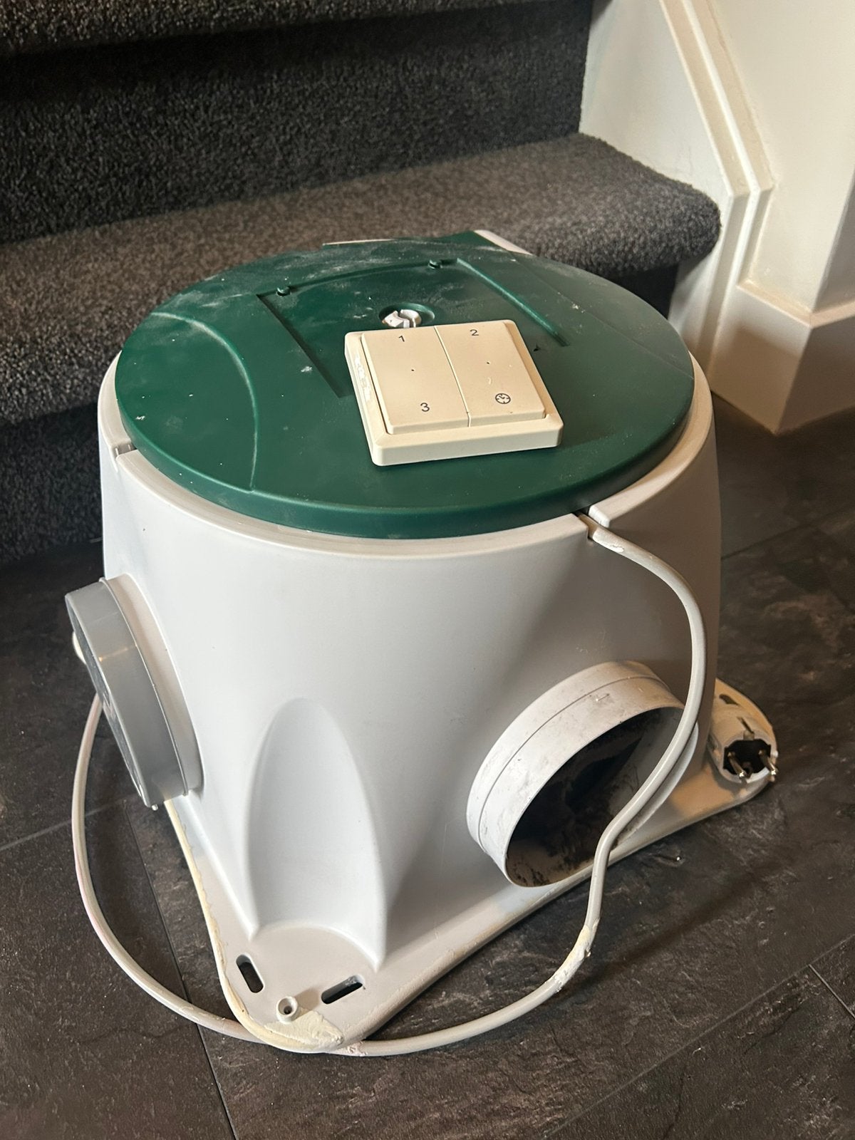 zehnder stork cmfe ventilatiebox inclusief rf bediening, Ophalen of Verzenden, Gebruikt, Ventilator en Afzuiger