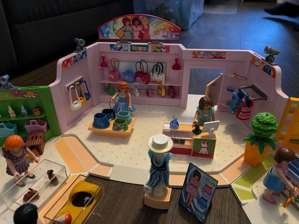 Playmobil winkels centrum, Ophalen of Verzenden, Zo goed als nieuw