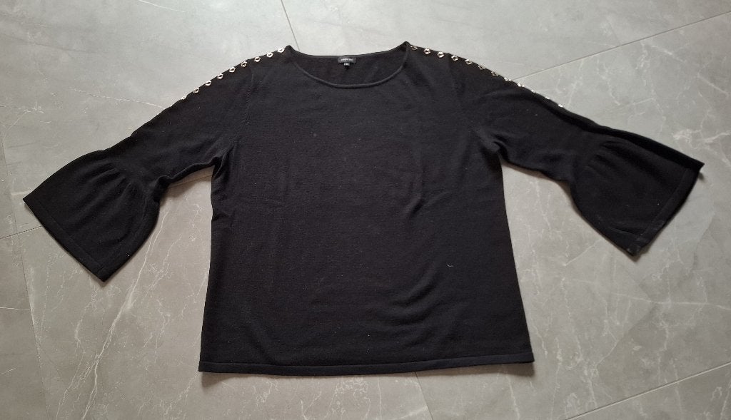 Zwarte trui van Caroline Biss, Kleding | Dames, Zwart, Maat 42/44 (L), Ophalen of Verzenden, Zo goed als nieuw