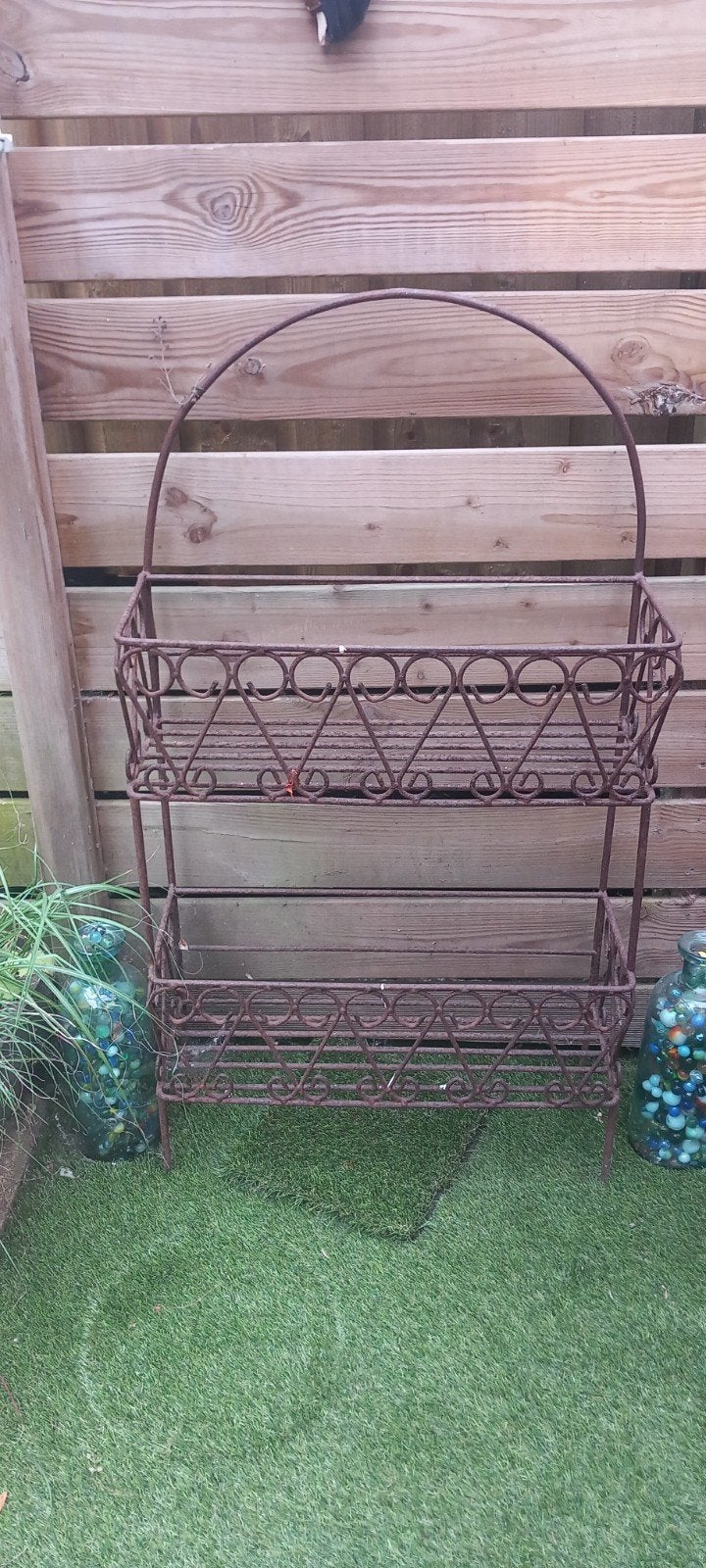 smeedijzeren plantenbak, Ophalen, Overige materialen, Gebruikt, Minder dan 30 cm