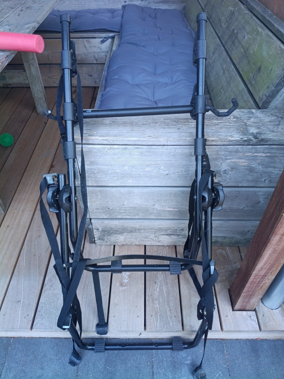 Thule achterklep fietsendrager voor 3 fietsen, 3 fietsen of meer, Gebruikt, Brede banden, Achterklepdrager