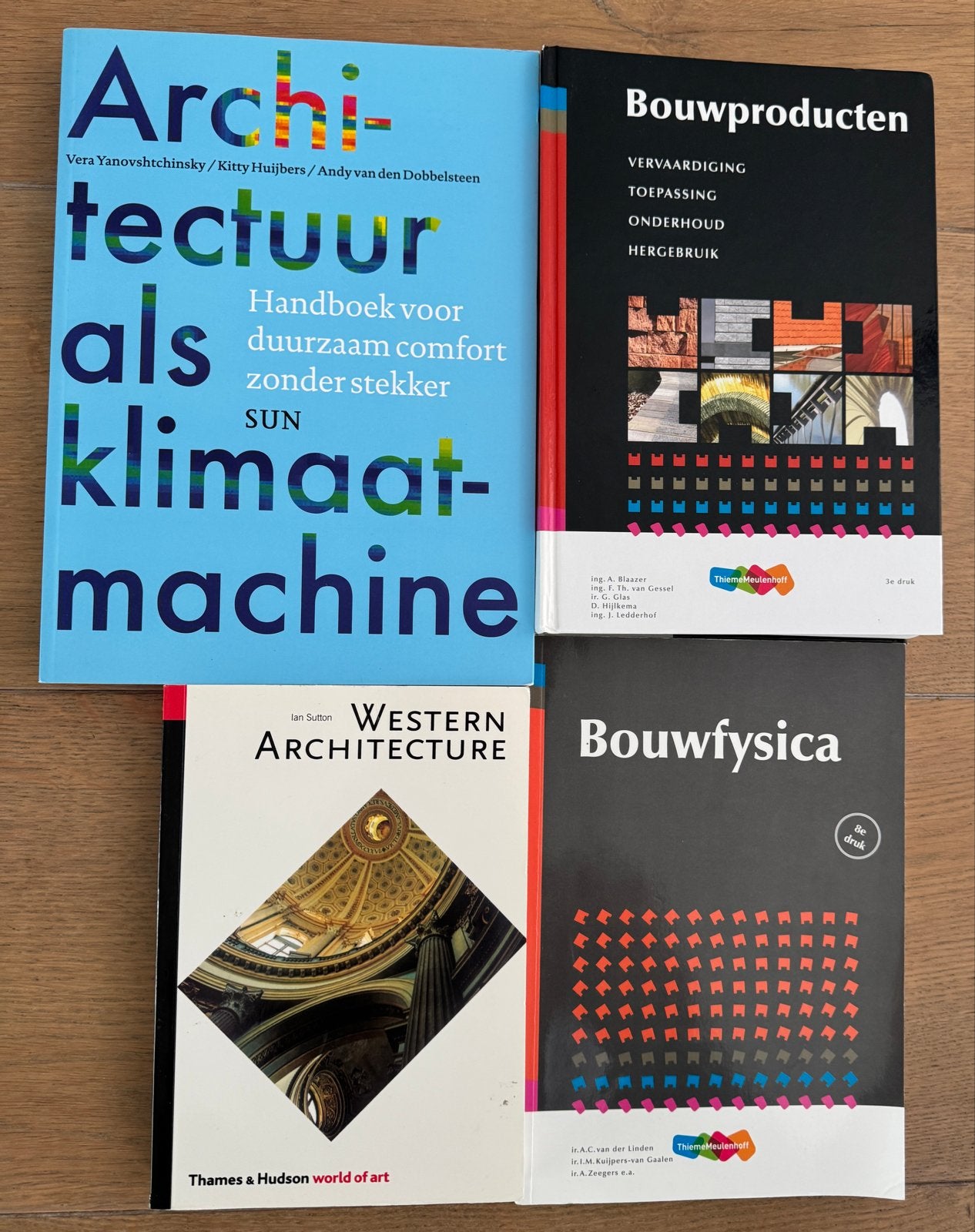Studieboeken TU (Delft) Bouwkunde, Ophalen, Beta, Zo goed als nieuw, WO