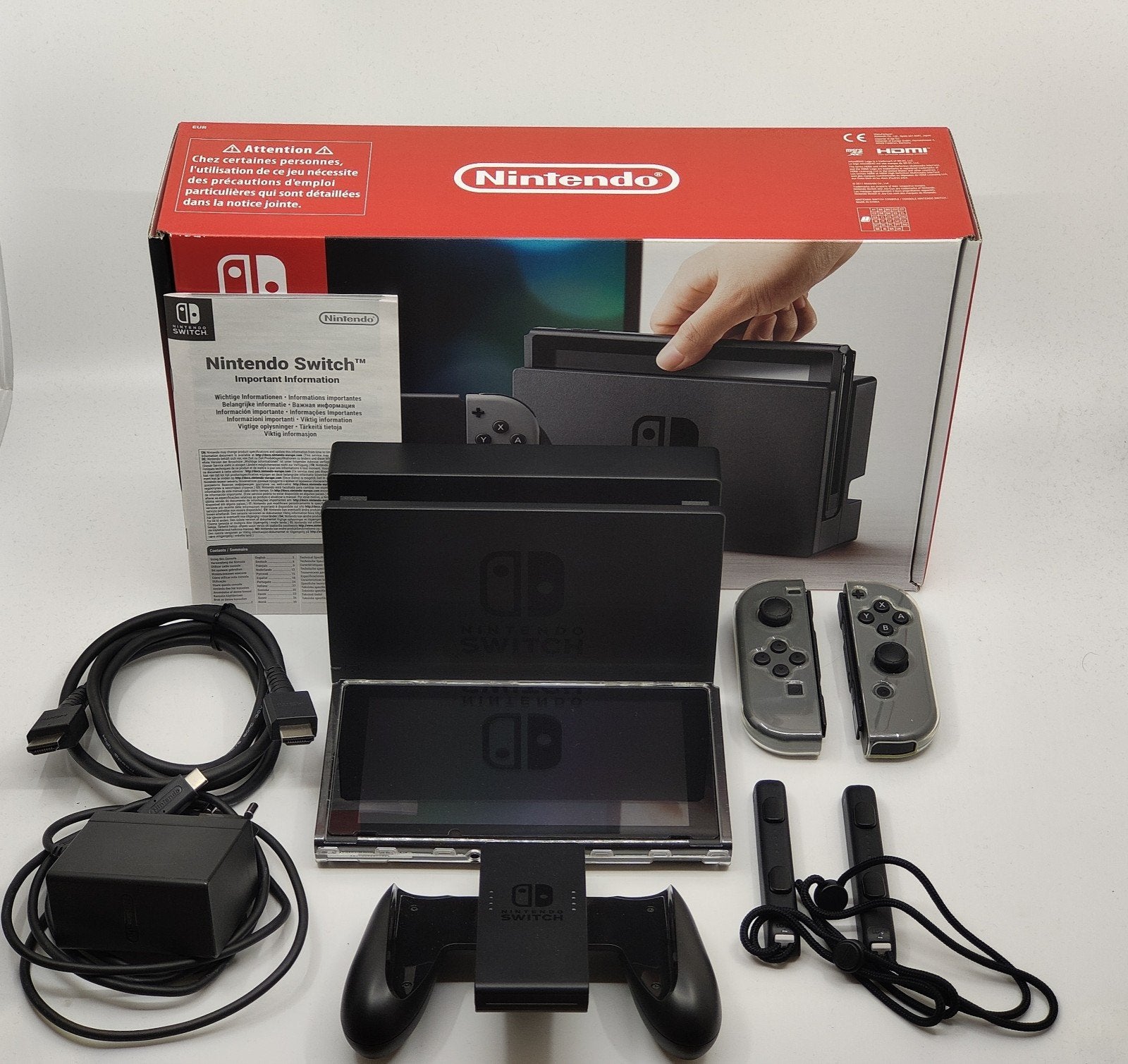 Nintendo Switch Original Incl Accessoires - CIB - ZGAN, Spelcomputers en Games, Spelcomputers | Nintendo Switch, Verzenden, Zo goed als nieuw