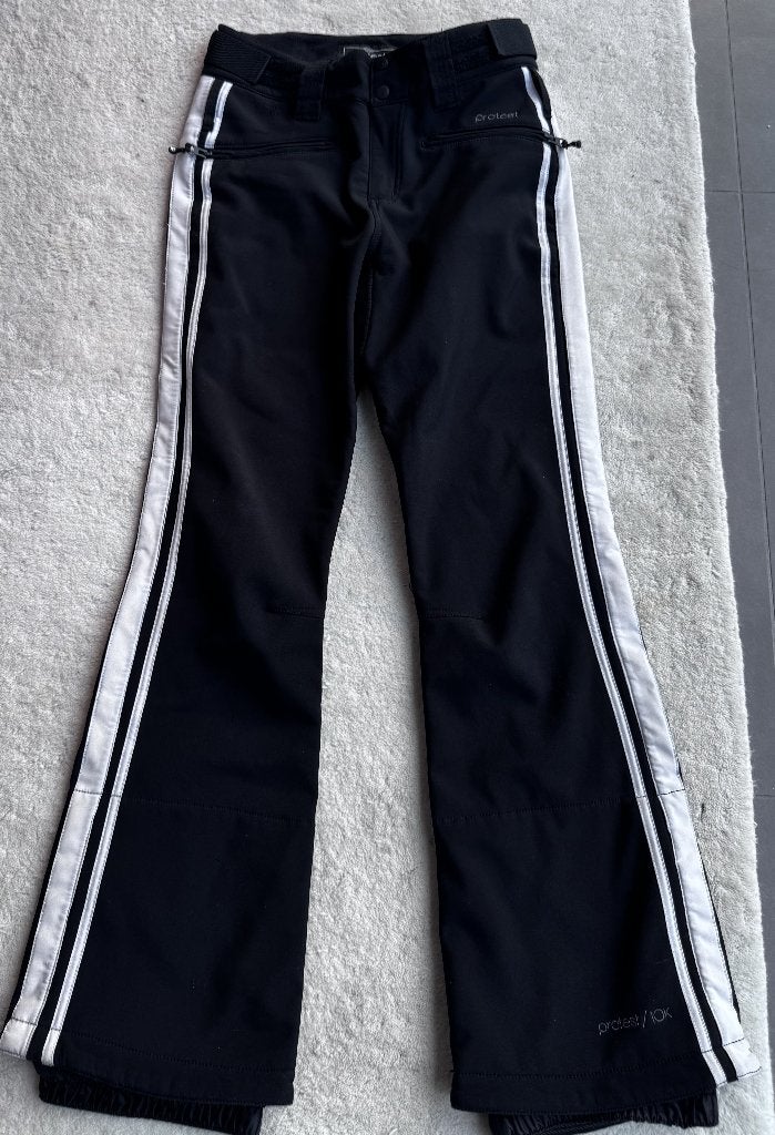 Meisjes Protest Ski Broek Mt 164 Zwaart, Kinderen en Baby's, Broek, Gebruikt, Protest, Verzenden
