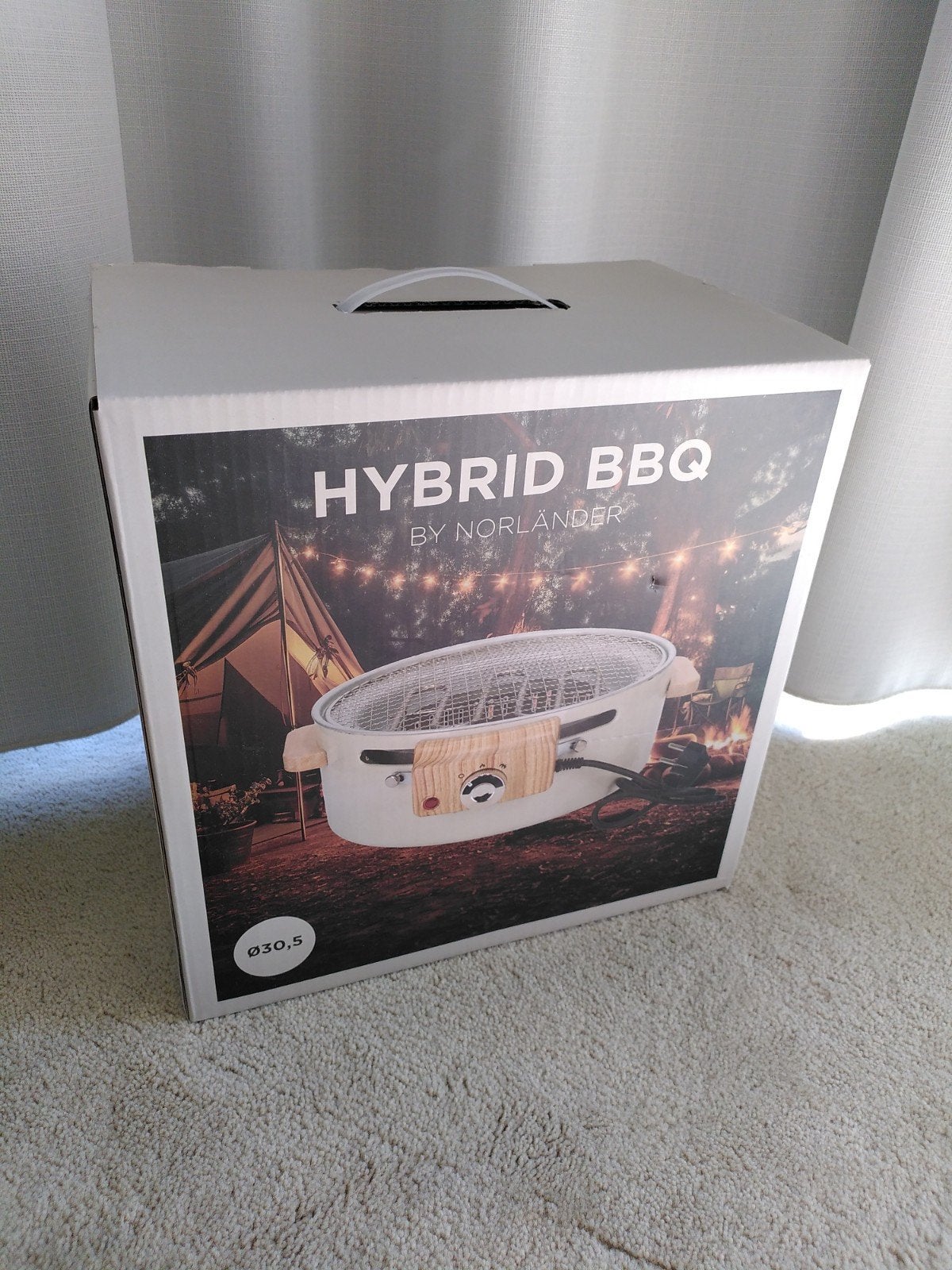 Norlander Hybrid BBQ - Elektrisch en Houtskool Grill, Ophalen of Verzenden, Nieuw, Norlander