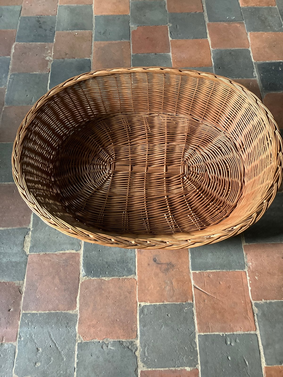 Rieten hondenmand groot, Dieren en Toebehoren, Ophalen of Verzenden, Nieuw, Riet