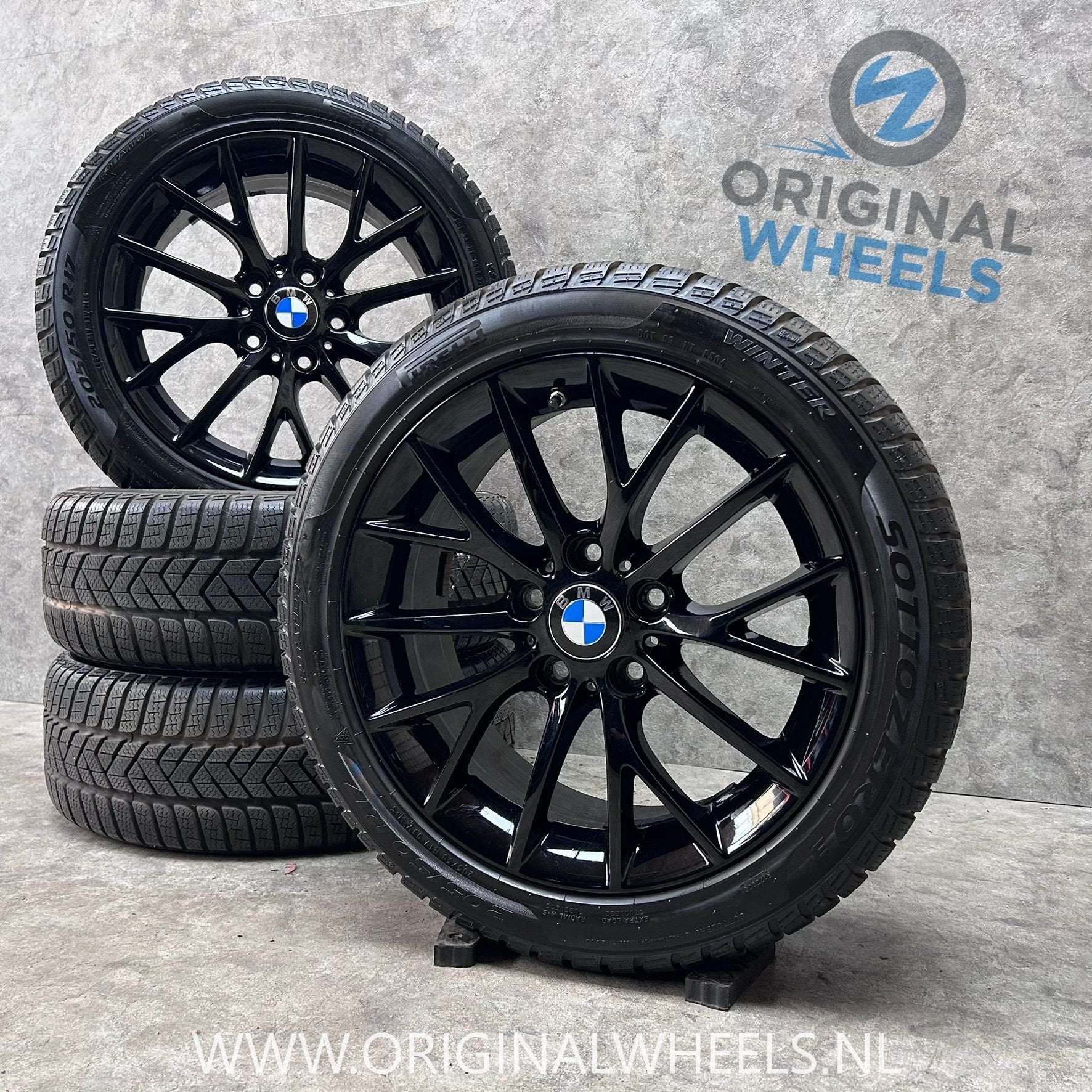 17 inch originele velgen + winterbanden BMW 1 serie F20 380, Auto-onderdelen, Gebruikt, -, -, Banden en Velgen