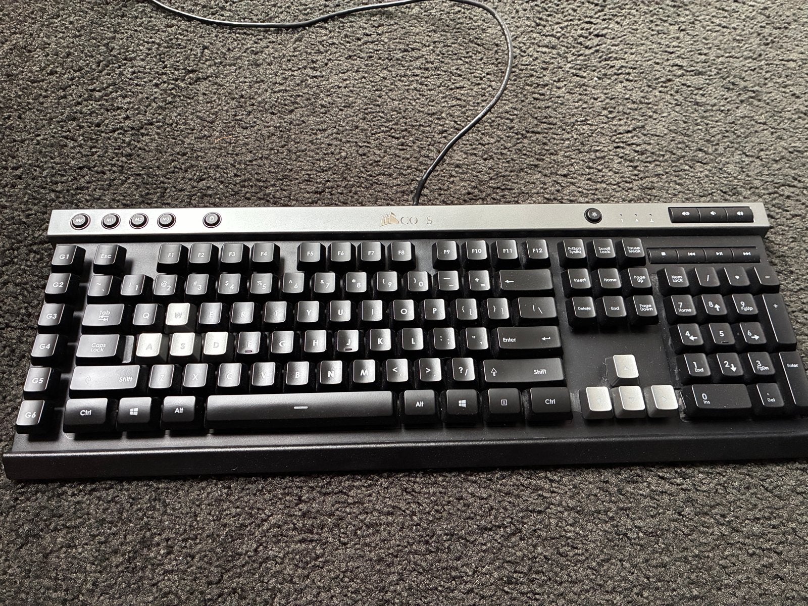 Corsair Raptor K30 Gaming Toetsenbord Qwerty Bedraad, Computers en Software, Ophalen, Gebruikt, Gaming toetsenbord, Qwerty