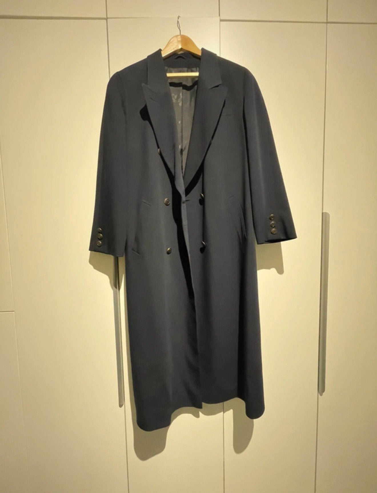Vintage jas, Kleding | Dames, Ophalen of Verzenden, Zo goed als nieuw, Blauw