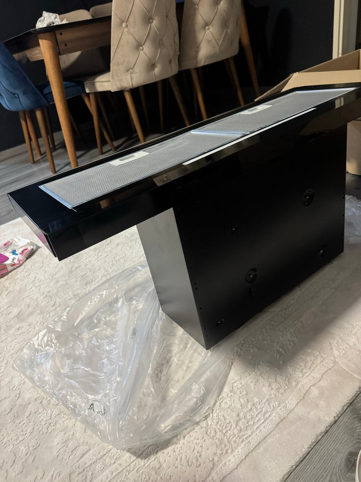 AEG DPK5960B Afzuigkap 90 cm - ZGAN met lichte schade, Ophalen of Verzenden, Zo goed als nieuw, Inbouw, 600 tot 800 m³ per uur