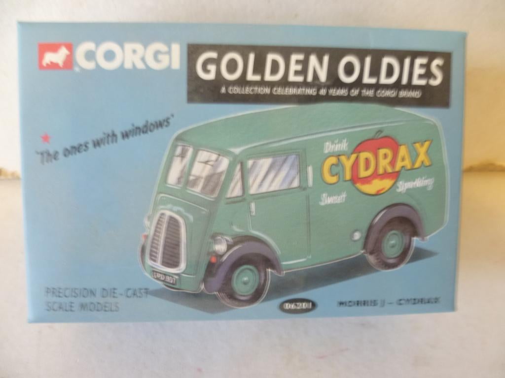 Corgi 1996 06201 Golden Oldies Morris J Cydrax 1:43 auto, Hobby en Vrije tijd, Modelauto's | 1:43, Ophalen of Verzenden, Nieuw