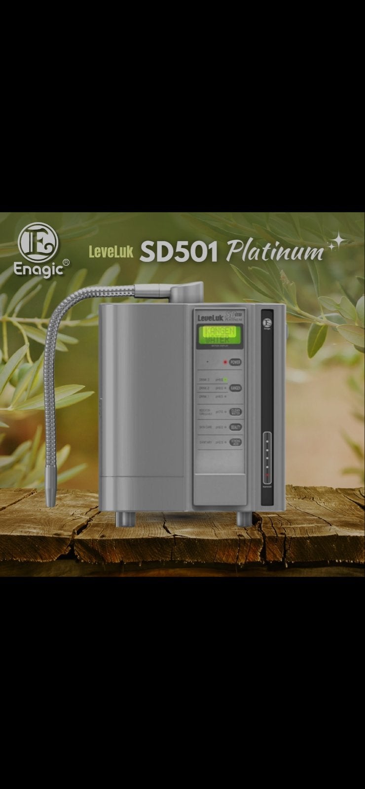 Kangen Water Leveluk SD501 Platinum Waterionisator, Ophalen of Verzenden, Gebruikt