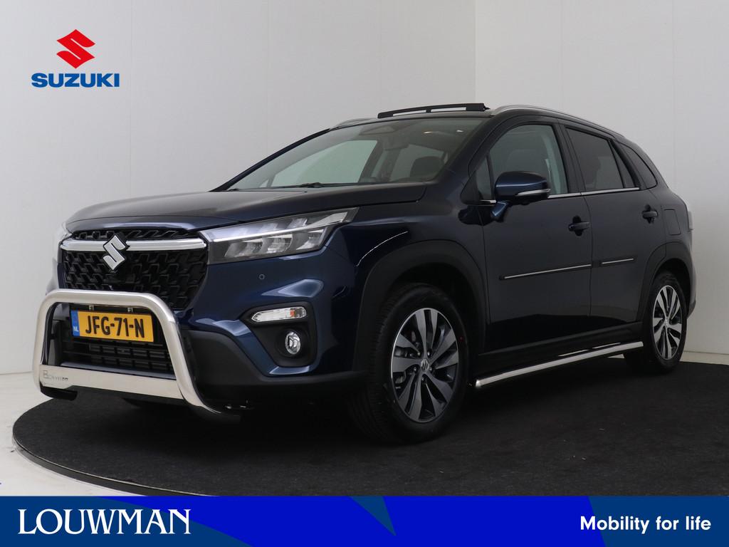 Suzuki S-Cross 1.4 Boosterjet Style Hybrid Automaat | Panoda, 12 maanden, 4 cilinders, Blauw, SUV of Terreinwagen