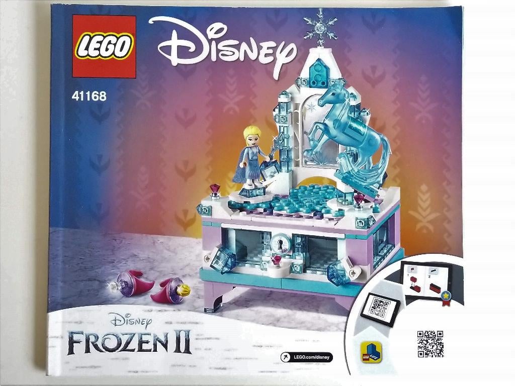 Lego Disney Princess 41168 Frozen2 : Elsa's Sieradendoos, Compleet, Lego, Ophalen of Verzenden, Zo goed als nieuw