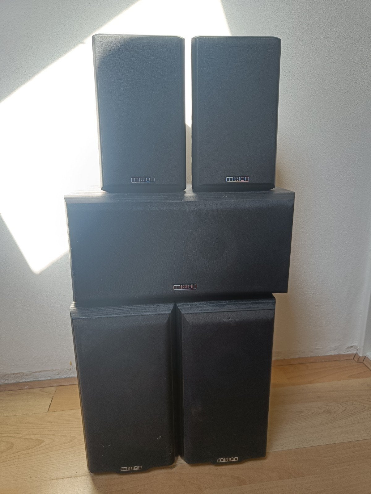 Mission Speakerset, Audio, Tv en Foto, Luidsprekers, Ophalen, Gebruikt, Surroundset, Mission