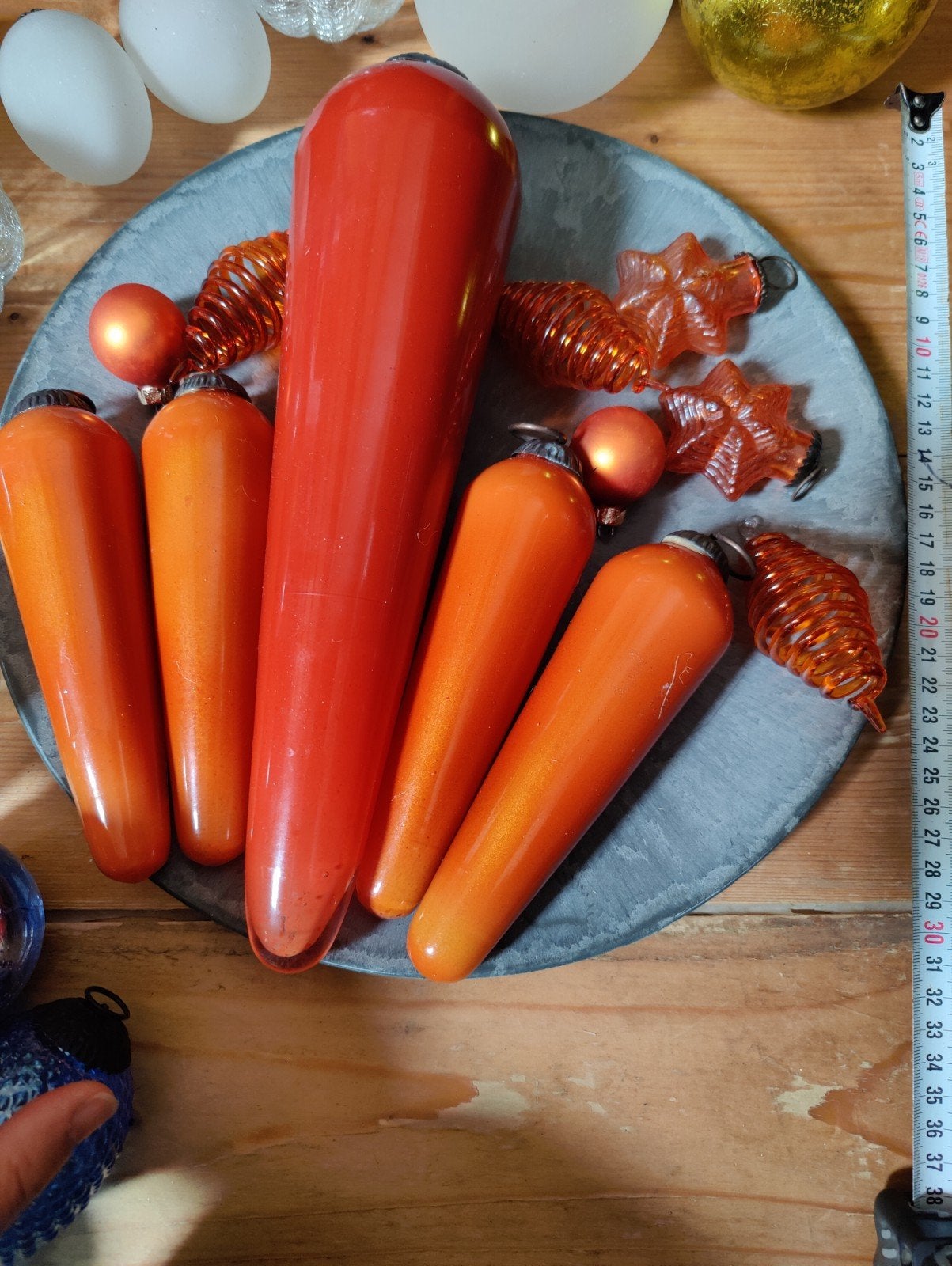 Oranje heksenballen kegels, Ophalen of Verzenden