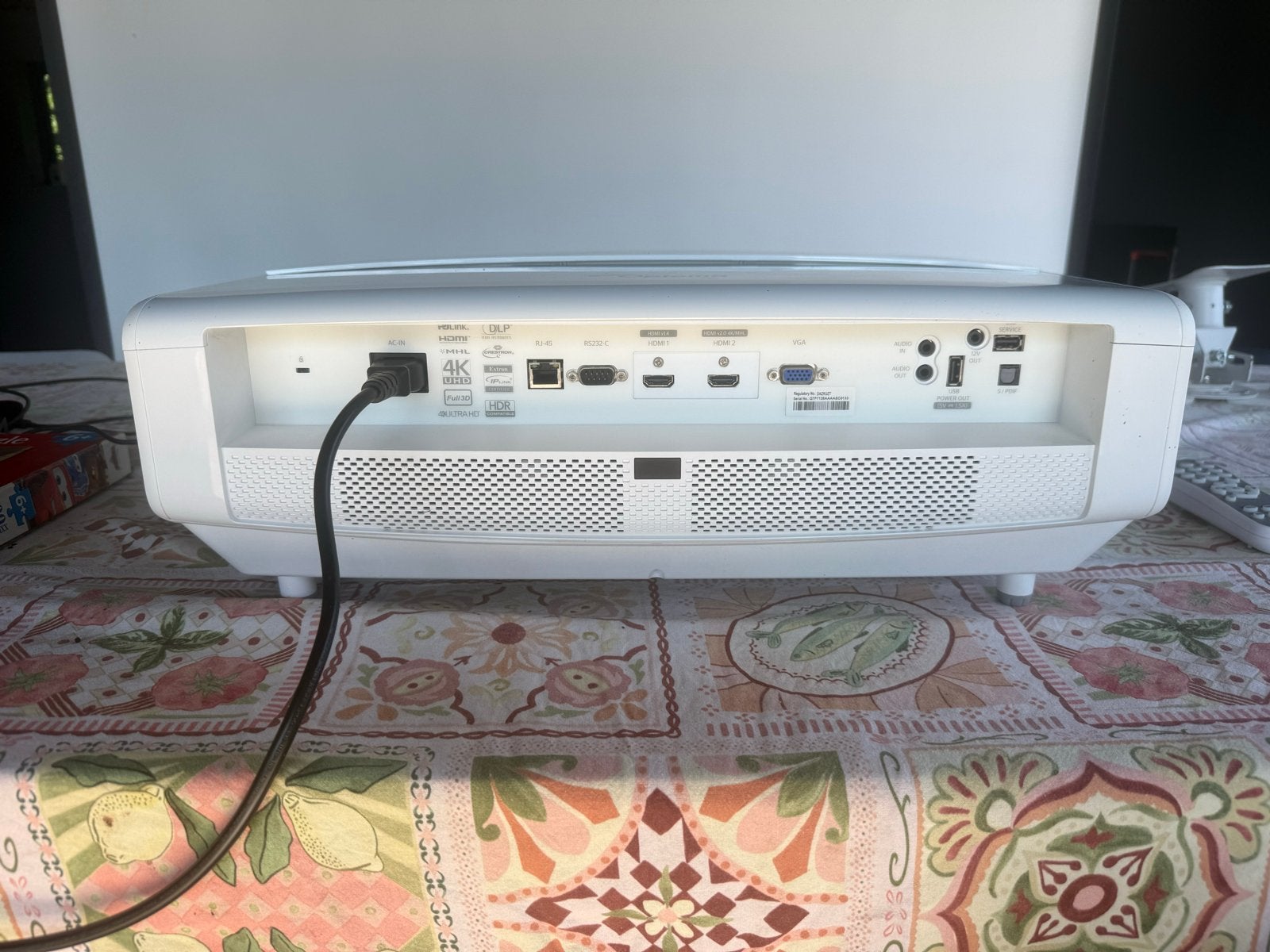 Optoma UHZ65LV 4K UHD Laser Projector, Ophalen, Zo goed als nieuw, DLP, Ultra HD (4K)