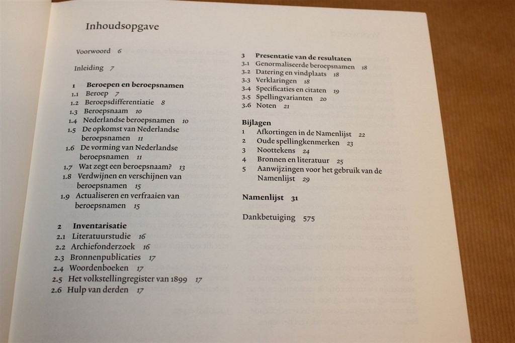 Beroepsnamenboek — Historische Beroepsaanduidingen [2004], Ophalen of Verzenden, Zo goed als nieuw
