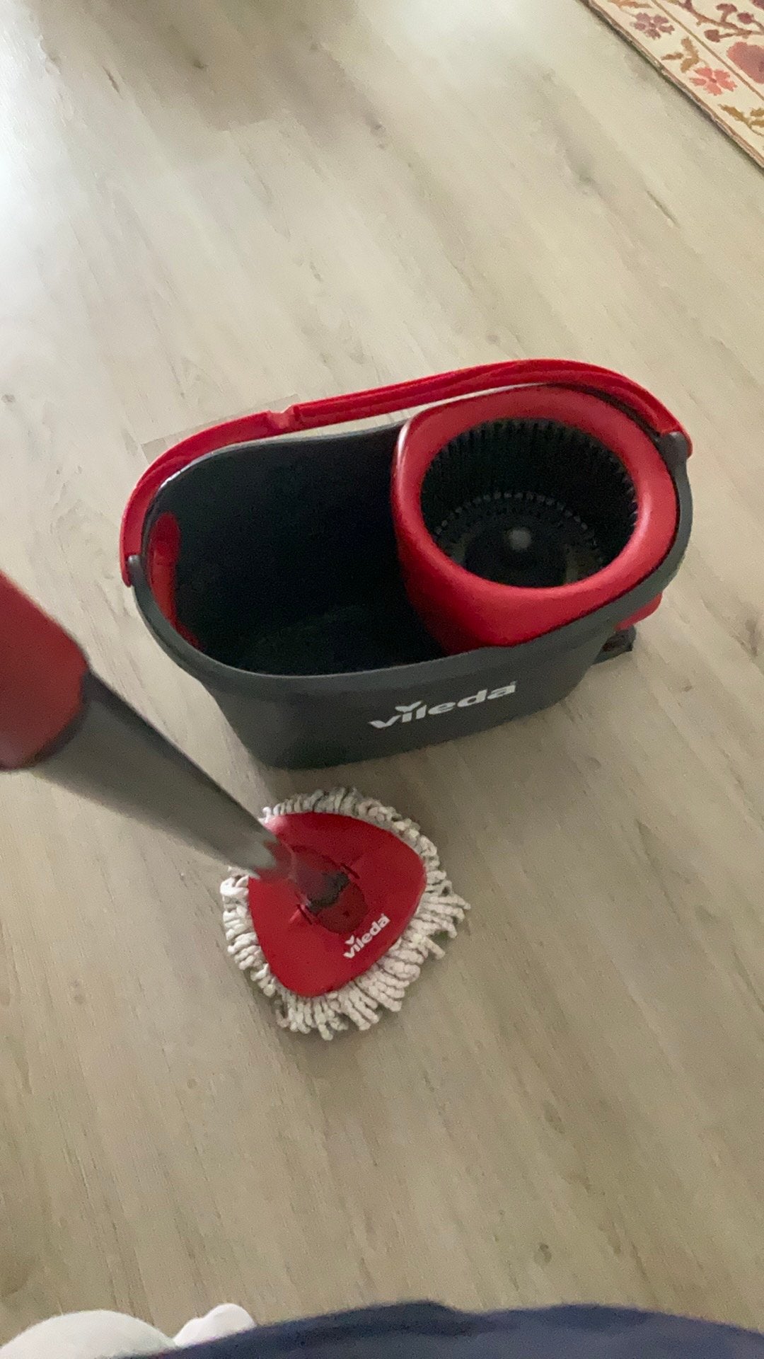 Vileda EasyWring & Clean Turbo Mop en Emmer Set, Ophalen, Dweilemmer, -bak, of -wagen