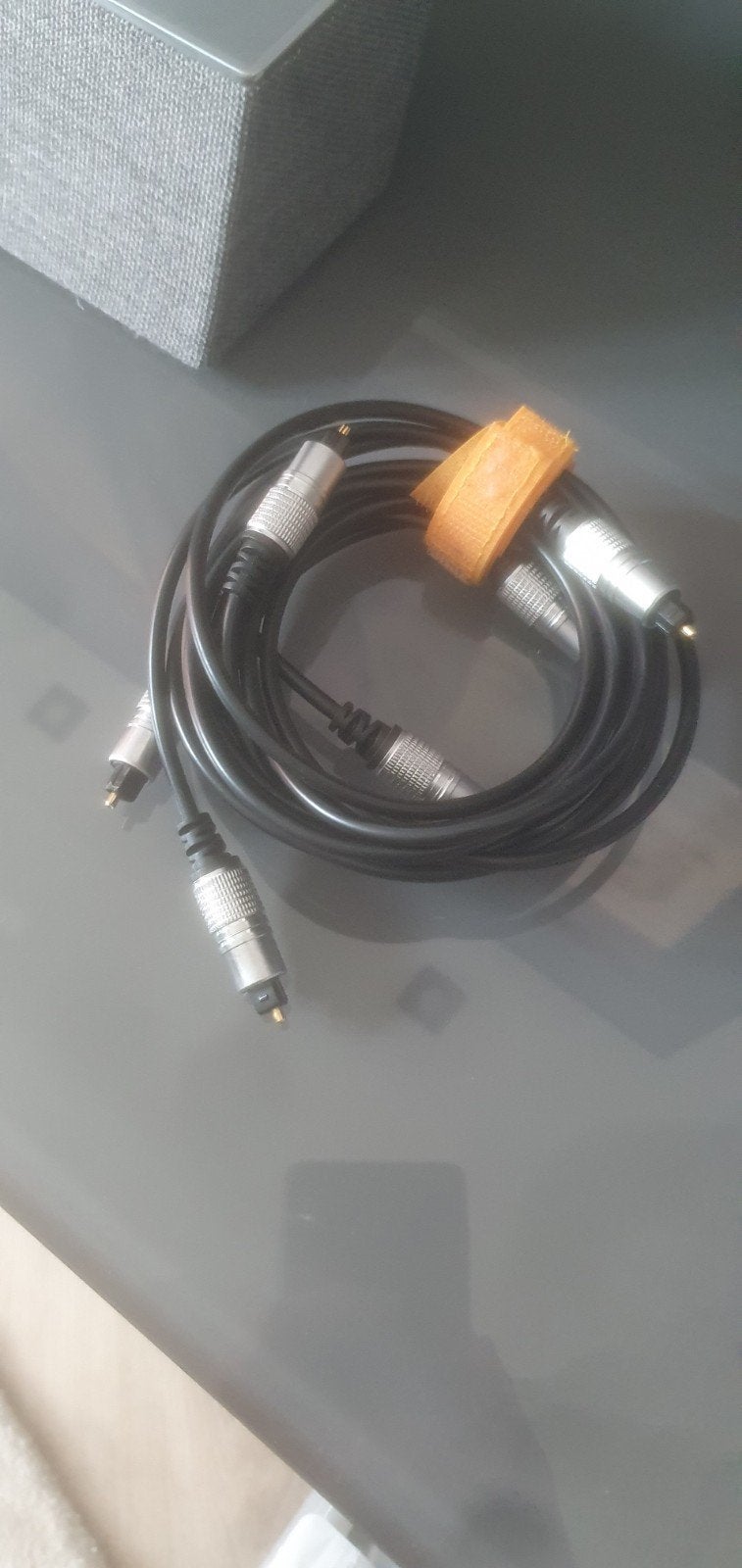 Optische kabels: 3x 1.35M en optical splitter, Ophalen of Verzenden, Zo goed als nieuw, Overige typen, Overige merken