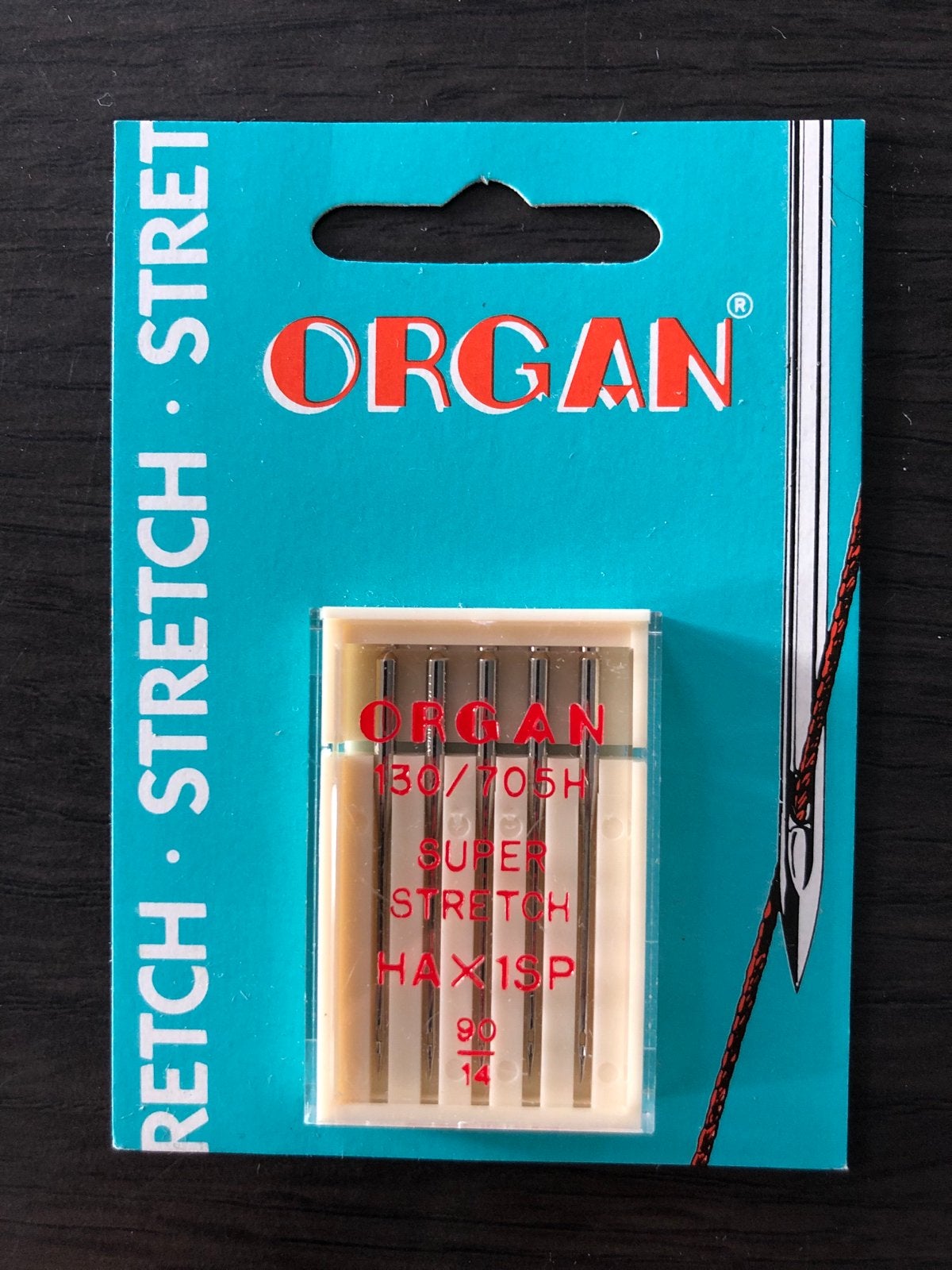 Organ Super Stretch Naaimachinenaalden - Dikte 90, Ophalen of Verzenden, Nieuw, Garen of Naald(en)