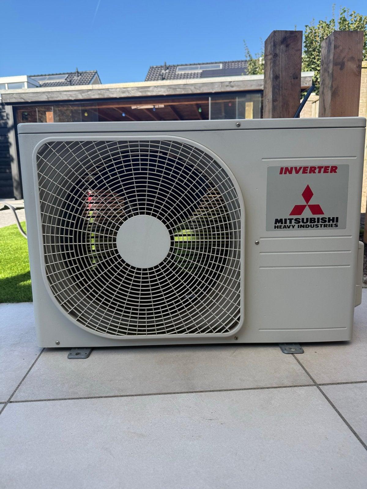 Mitsubishi Heavy Industries Inverter Buitenunit Airco, Witgoed en Apparatuur, Ophalen, Gebruikt, Minder dan 60 m³, 3 snelheden of meer