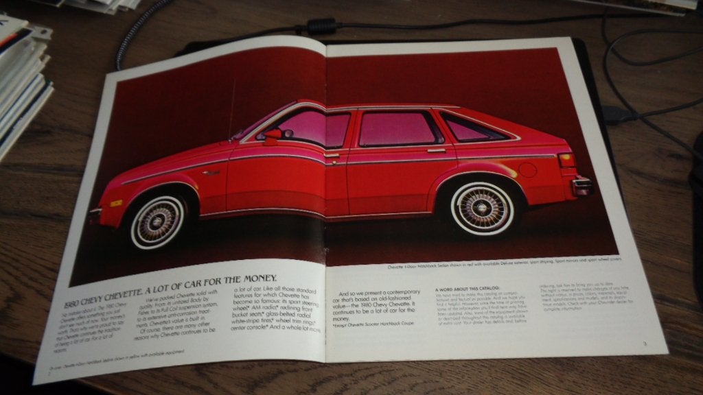 USA Folder  CHEVROLET  CHEVETTE  ,  1980, Verzenden, Nieuw, Chevrolet