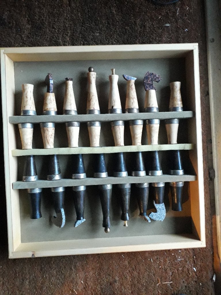 Schaakspel design pro puu Lathi Finland, Een of twee spelers, Ophalen of Verzenden, Zo goed als nieuw, Pro puu