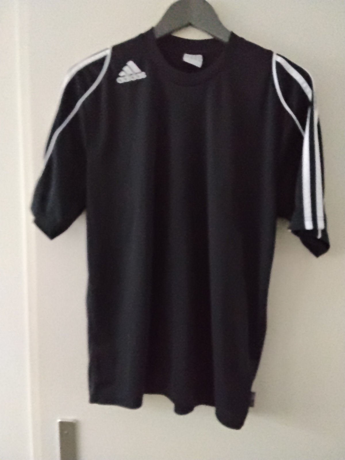 Sportshirt heren Adidas M zwart zgan, Ophalen of Verzenden, Zo goed als nieuw, Zwart