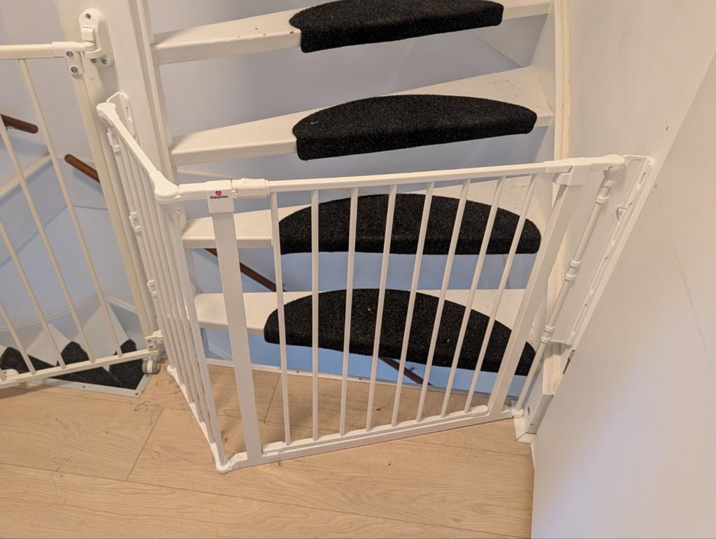 BabyDan Traphekje, Kinderen en Baby's, Traphekjes, Ophalen, Metaal of IJzer, Minder dan 100 cm, Klemhekje
