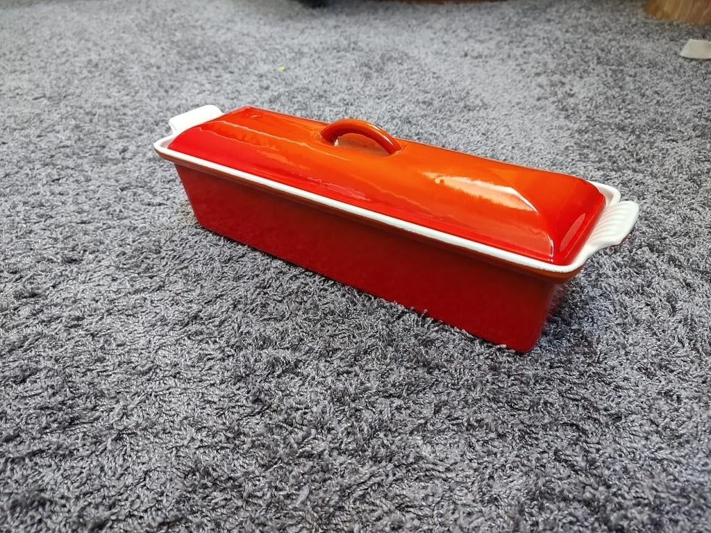 Terrine Le Creuset, Ophalen of Verzenden, Gebruikt, Gietijzer, Koekenpan of Braadpan