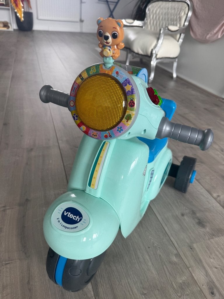 Vtech 2 in 1 loopscooter, Ophalen, Zo goed als nieuw, 6 maanden tot 2 jaar