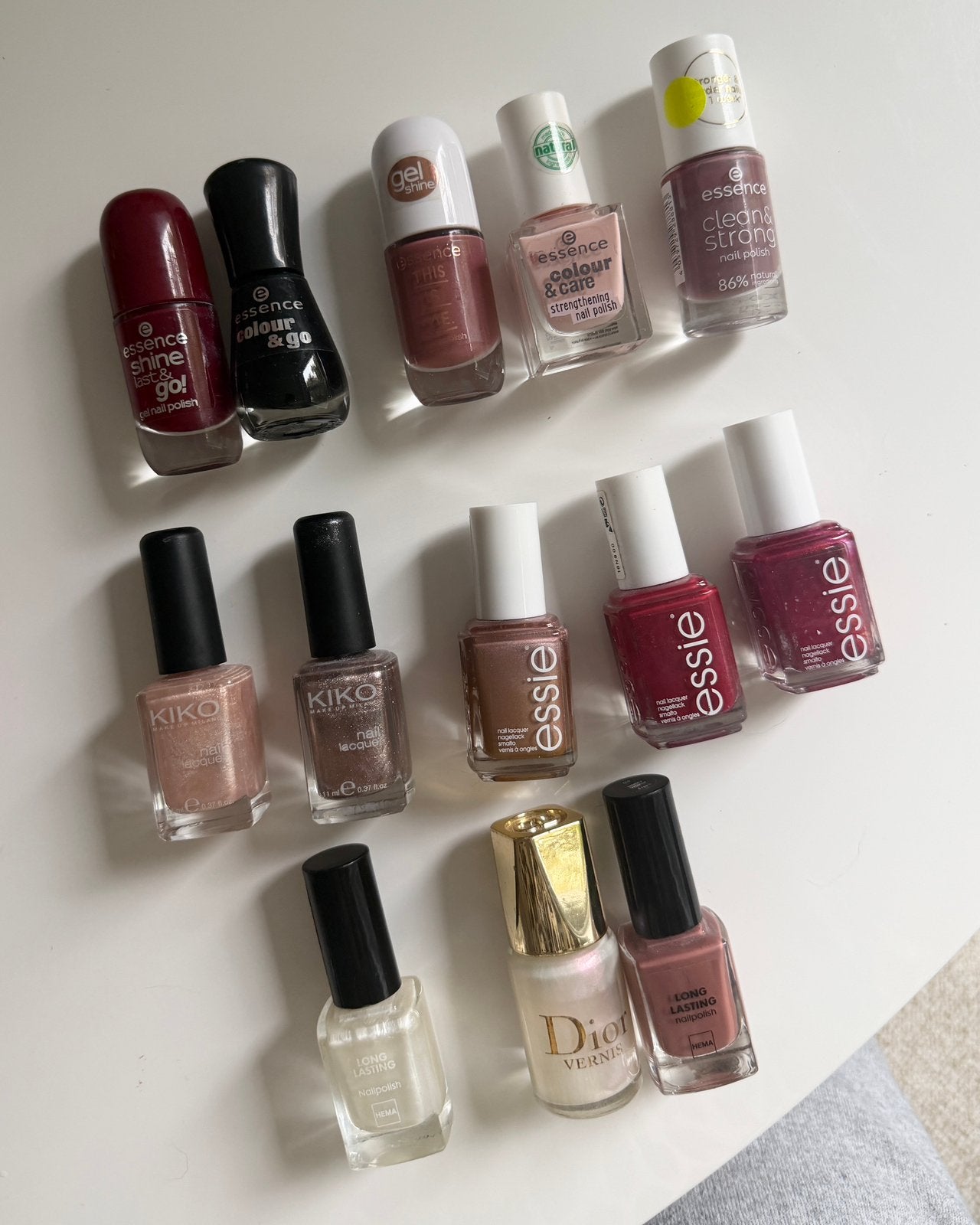 Partij gebruikte nagellakjes, Ophalen of Verzenden, Zo goed als nieuw, Overige kleuren, Handen en Nagels