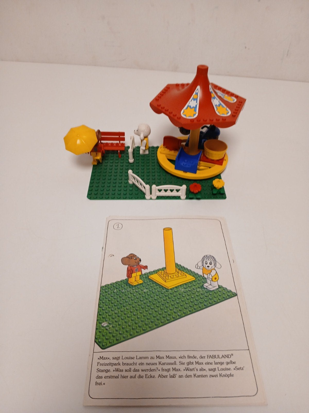 Lego fabuland 3663 max mouses carrousel, Kinderen en Baby's, Speelgoed | Duplo en Lego, Ophalen of Verzenden