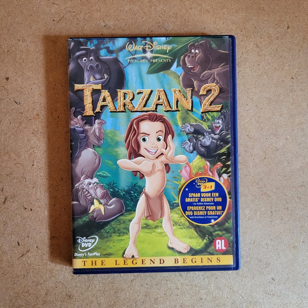 Dvd: Tarzan 2, Cd's en Dvd's, Dvd's | Kinderen en Jeugd, Ophalen, Avontuur, Nederlands, Alle leeftijden