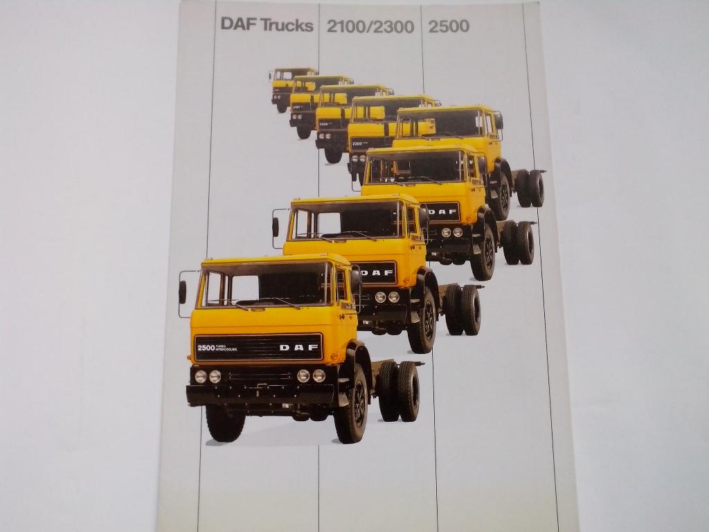 4x DAF 2500 brochures folders 1982 + 1988 + Philips Smit '86, Boeken, Ophalen of Verzenden, Zo goed als nieuw, Overige merken