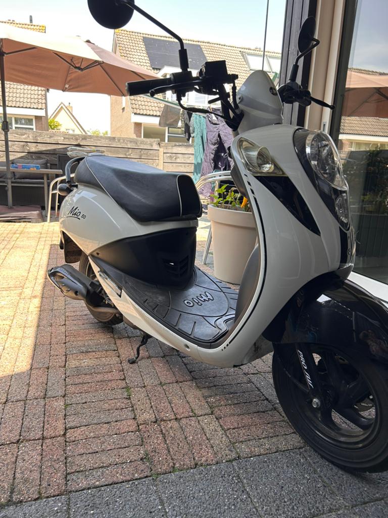 Mooie sym mio 50, Gebruikt, Maximaal 45 km/u, Benzine, 50 cc