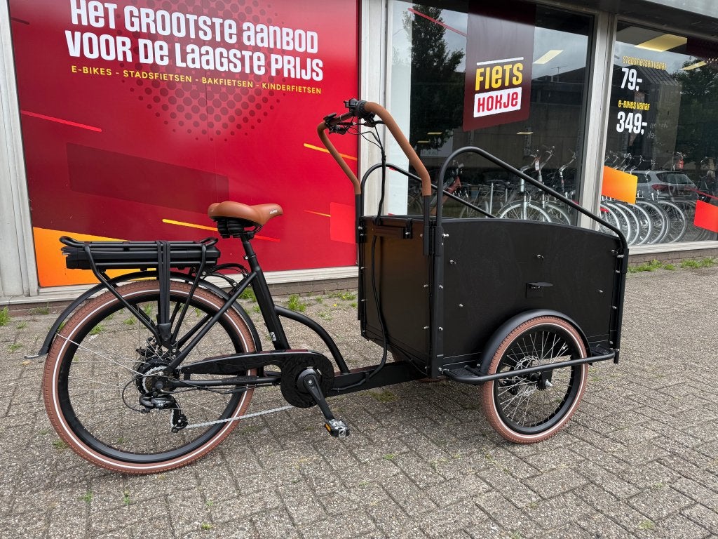 Fietshokje Beverwijk: Vogue Troy E-bakfiets NIEUW!, Niet ingevuld, 4 kinderen of meer, Huif, Niet ingevuld