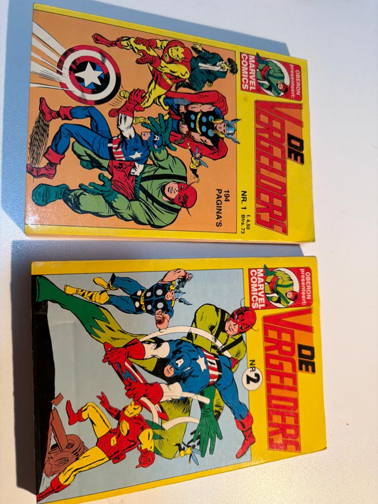 De Vergelders - Nrs. 1 & 2 - Marvel Comics - Oberon, Boeken, Strips | Comics, Ophalen of Verzenden, Zo goed als nieuw