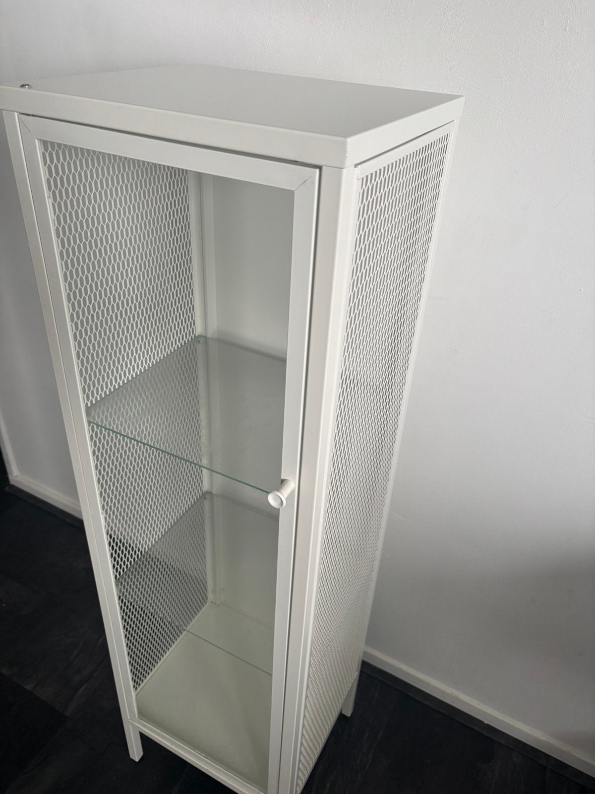 Ikea glazenkast, Ophalen, 50 tot 100 cm, Zo goed als nieuw, Minder dan 100 cm