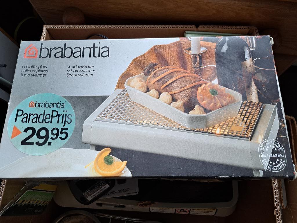 brabantia schotelwarmer, Overige typen, Ophalen of Verzenden, Zo goed als nieuw, Metaal