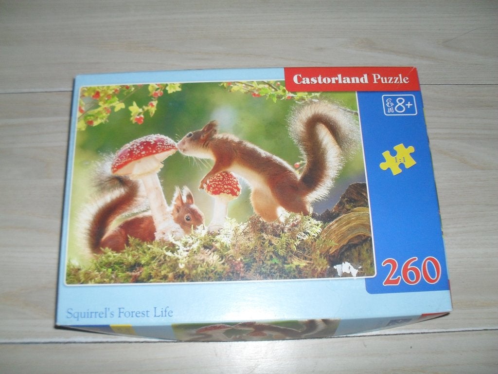 Squirrel's Forest Life puzzle 260 stukjes, Ophalen, Minder dan 500 stukjes, Gebruikt, Legpuzzel